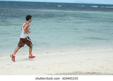 Running On Beach Stock Photo 624441155 | Shutterstock