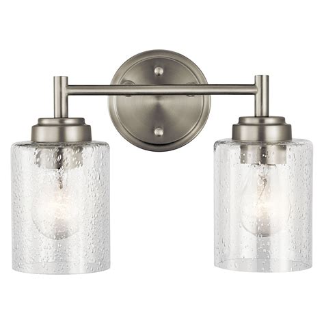 Kichler Winslow Brushed Nickel 13 Inch Two Light Bath Light 45885ni | Bellacor Kichler Lighting ...