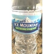 Ice Mountain Water, 100% Natural Spring: Calories, Nutrition Analysis & More | Fooducate