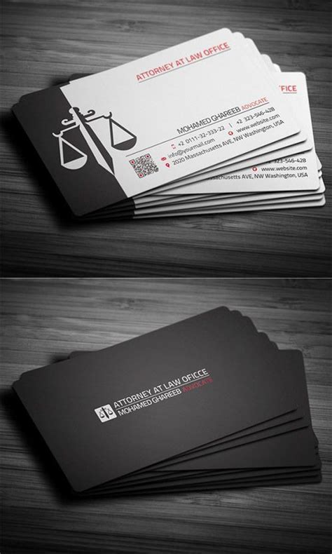 The best lawyer business cards | Lawyer business card, Business card design, Business card ...