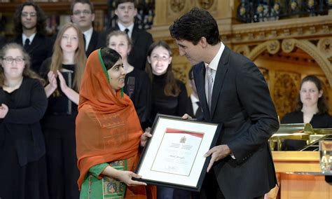 Malala Yousafzai awarded honorary Canadian citizenship - World - DAWN.COM