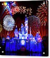 Disneyland 60th Anniversary Fireworks Greeting Card for Sale by Mark ...