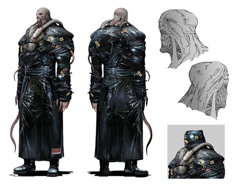 Nemesis Concept Art - Resident Evil 3 (2020) Art Gallery in 2020 | Resident evil nemesis ...