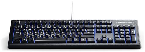 SteelSeries Apex 100 Gaming Keyboard - Tactile & Silent - Blue LED ...