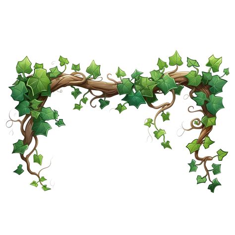 Premium AI Image | beautiful Ivy vine forming a border along the bottom ...