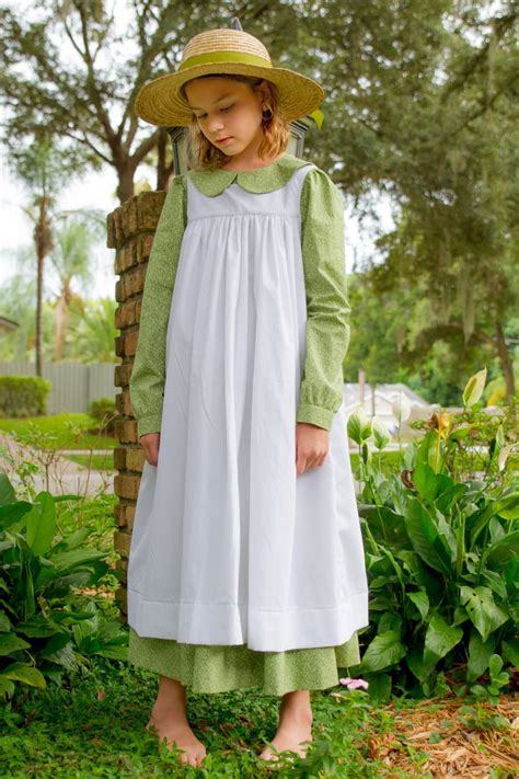 Anne of Green Gables Costume Dress and Pinafore Any Girls Size - Etsy