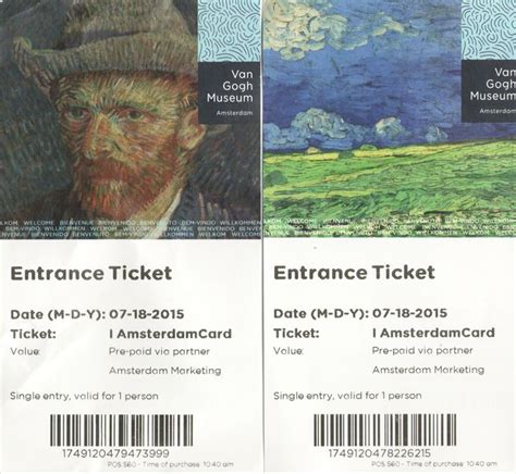 museum tickets - Google Search | Van gogh museum, Van gogh, Gogh