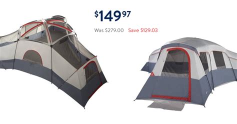 Ozark Trail 20 Person Cabin Tent $149 (Reg $279) + Free Shipping ...