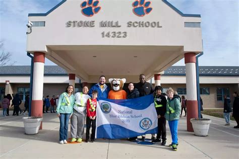 Stone Mill Elementary School Raises Blue Ribbon Flag - The MoCo Show