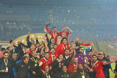 Al Ahly celebrate CAF Champions League triumph over Zamalek