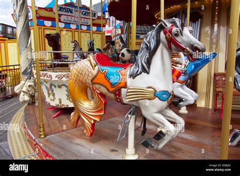 Carousel horse Pier 39 San Francisco California Stock Photo - Alamy