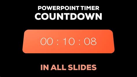 How to create a Countdown Timer in PowerPoint across Multiple Slides ...