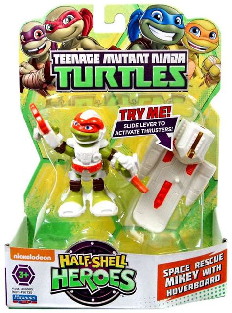 Teenage Mutant Ninja Turtles TMNT Half Shell Heroes Space Rescue Mikey ...