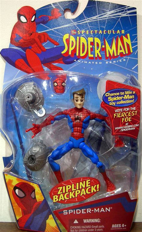 Spider-Man Zipline Backpack Action Figure Spectacular Animated Series