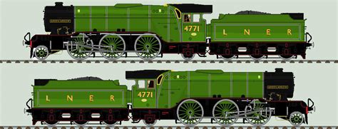 LNER V2 liveries - 4771 'Green Arrow' by 2509-Silverlink on DeviantArt