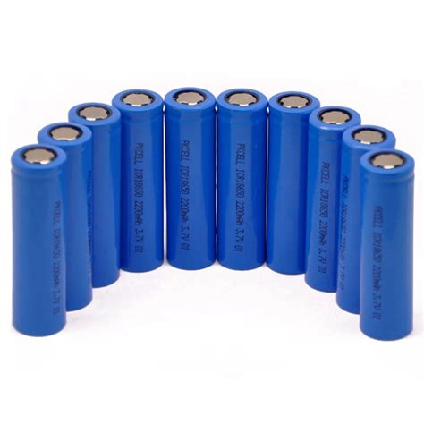 10Pcs/lot PKCELL 18650 li ion Battery 3.7V 2200mAh ICR18650 Lithium ...