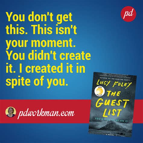 Excerpt from The Guest List - pdworkman.com