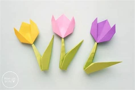 Paper Origami Tulip Step By Step – All in Here