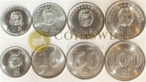 North Korea 4 coins set 2005 (# 254-1 )