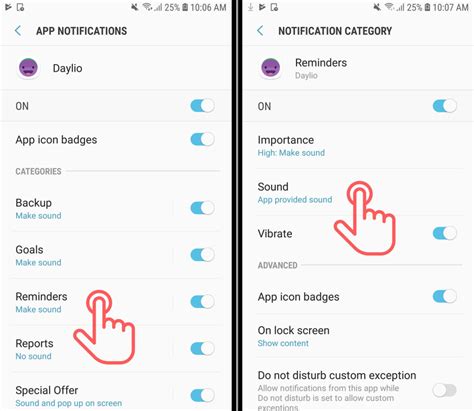 How can I turn off notification sound? - Daylio Knowledge Base