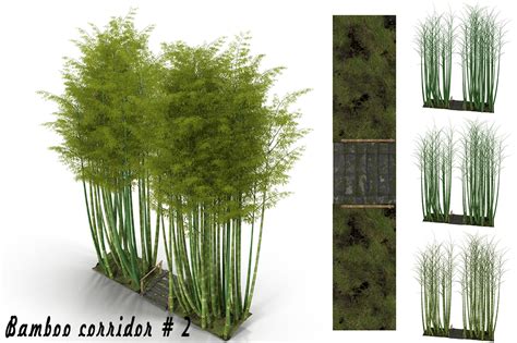 Bamboo Corridor 3D - TurboSquid 1216256