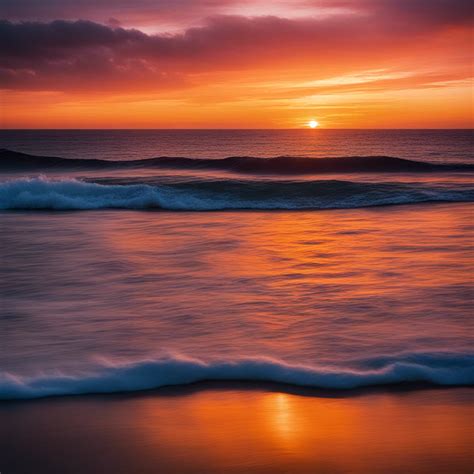 AIGC - image of a colorful sunset over a calm ocean - Hayo AI tools