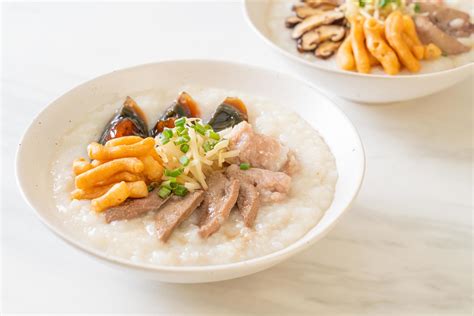 Pork Congee or Porridge with Pork 2839002 Stock Photo at Vecteezy