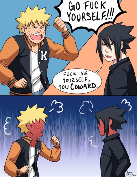 I’m not even a little bit sorry about this. | Naruto and sasuke funny, Sasuke and naruto love ...