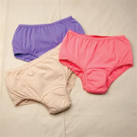 Women's 20 oz. Incontinence Briefs 3 Pack, Assorted Colors - StarCrest