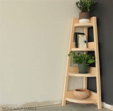 Easy Diy Corner Shelf – Free Woodworking Plan.com