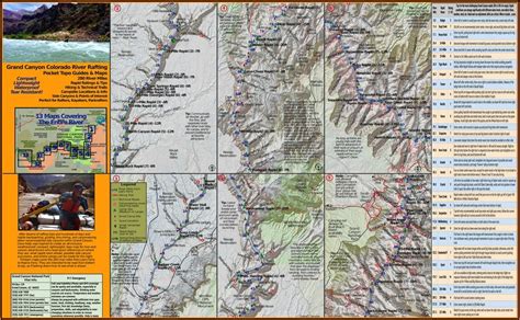 Colorado River Grand Canyon Rafting Map - map : Resume Examples #nO9b4RBV4D