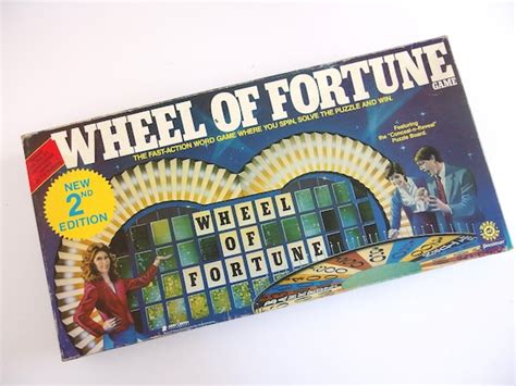 WHEEL OF FORTUNE Board Game 2nd Edition 1985 | Etsy