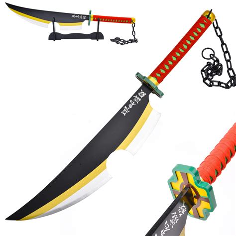 Buy Demon Slayer 41inch,with Display Stand and Belt, Rengoku /Tanjiro ...