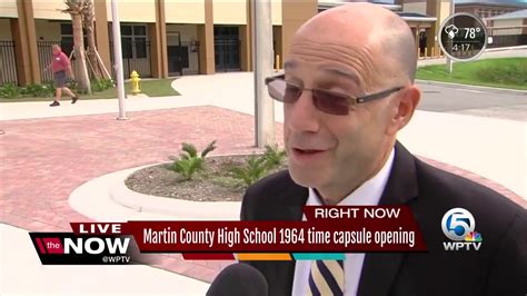 Martin County High School 1964 time capsule opening - YouTube