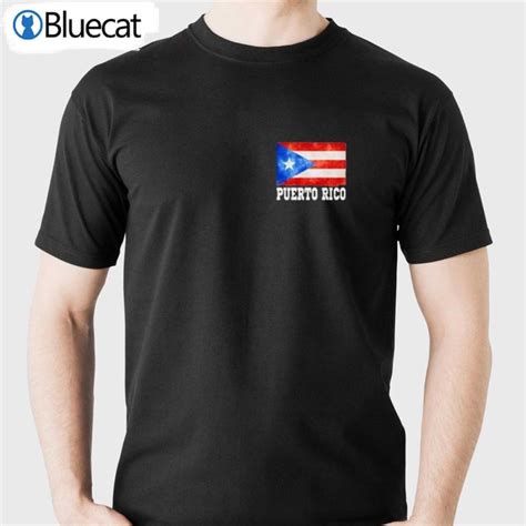 Puerto Rico Shirt Flag Chest - Shibtee Clothing