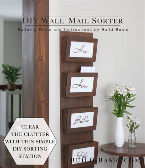 15 Creative & Practical DIY Mail Organizer Ideas You Should Give A Try