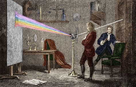 Isaac Newton and Understanding Color — Science Source | Illustration ...