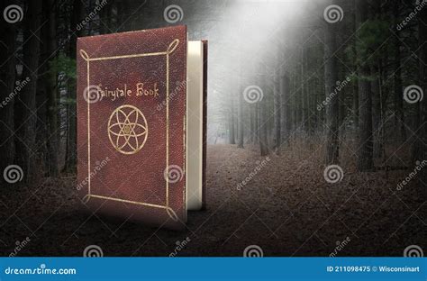 Fairy Tale Story Book Background, Fantasy Stock Image - Image of dark, woods: 211098475