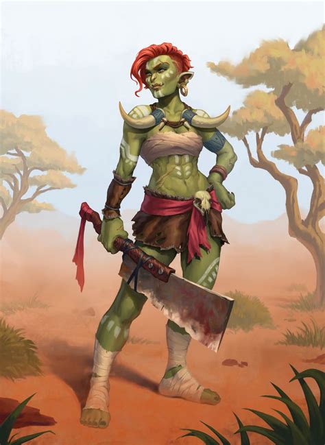 Orc Girls — Female Orc by Igor Mota in 2020 | Female orc, Character art ...