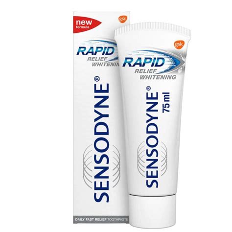 SENSODYNE RAPID RELIEF WHITENING TOOTHPASTE 75ML