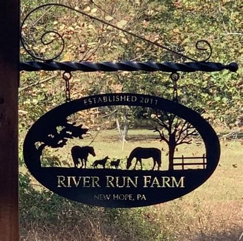 Metal wall art - Farm house - afcultures in 2021 | Metal farm sign, Farm signs, Horse barn decor