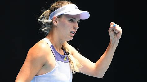 Australian Open 2020: Caroline Wozniacki avoids retirement with battling display against Dayana ...