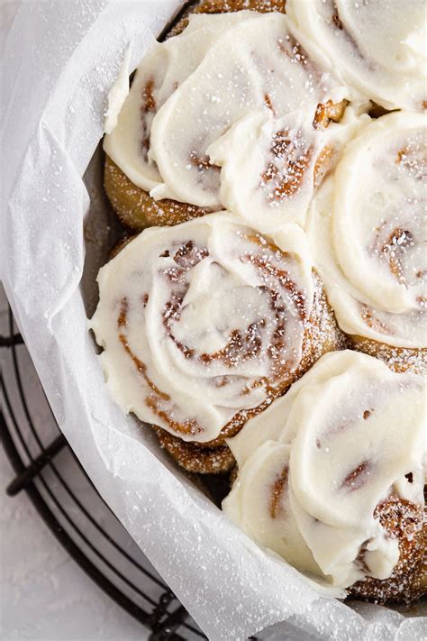 Sourdough Cinnamon Rolls Recipe with Cream Cheese Frosting