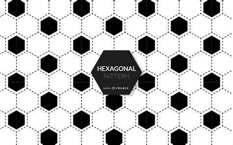 Seamless Dotted Hexagonal Pattern Vector Download