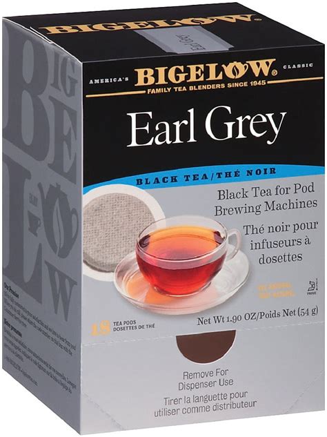 Bigelow Earl Grey Tea Pods Black Tea with Oil RCB08906 - Walmart.com