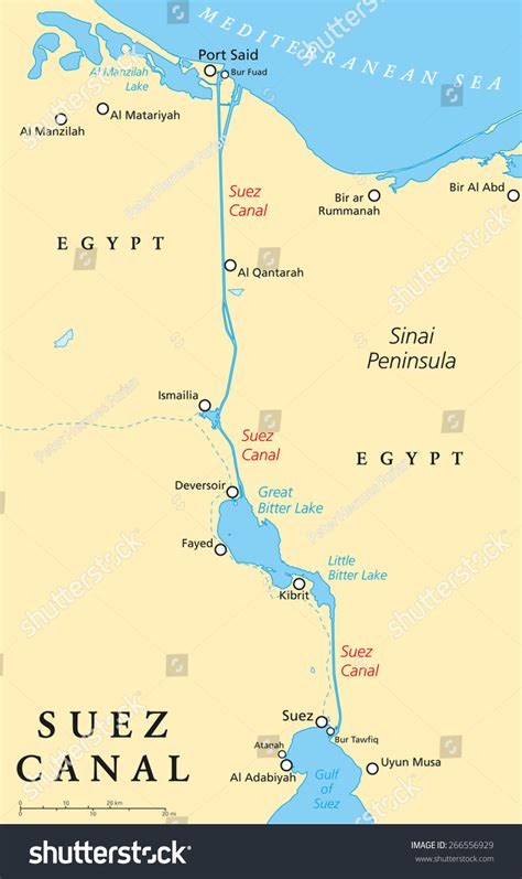 264 Suez Canal Map Images, Stock Photos & Vectors | Shutterstock