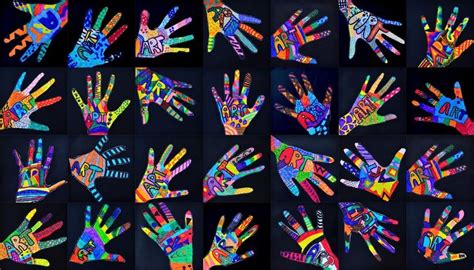 Art with your hands! | Arte a mano, Arte collaborativa, Insegnando l'arte