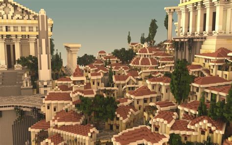 Athos - An ancient Greek city Minecraft Map