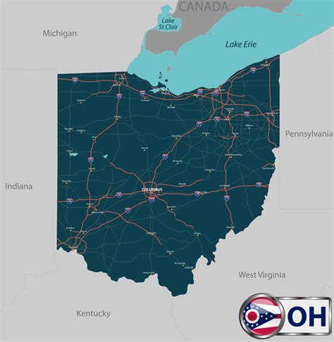 Ohio Toll Roads Map