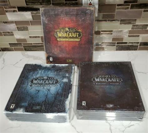 World of Warcraft Collectors Edition Lot - Lot Of 3 NEW Boxes Classic Wow | eBay